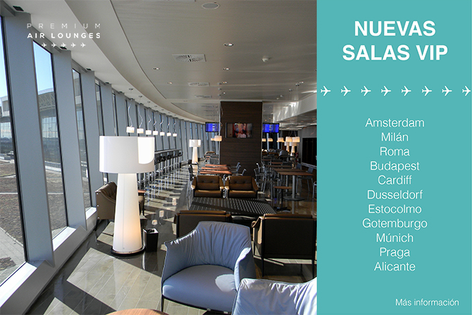 Nuevas Salas VIP en Europa de Premium Traveller