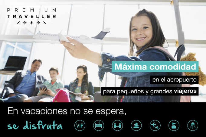 Viaje con su familia y disfrute del aeropuerto