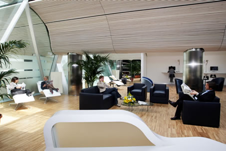 Sala VIP Caruso en el aeropuerto de Nápoles