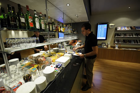 Sala VIP en el aeropuerto de Zurich