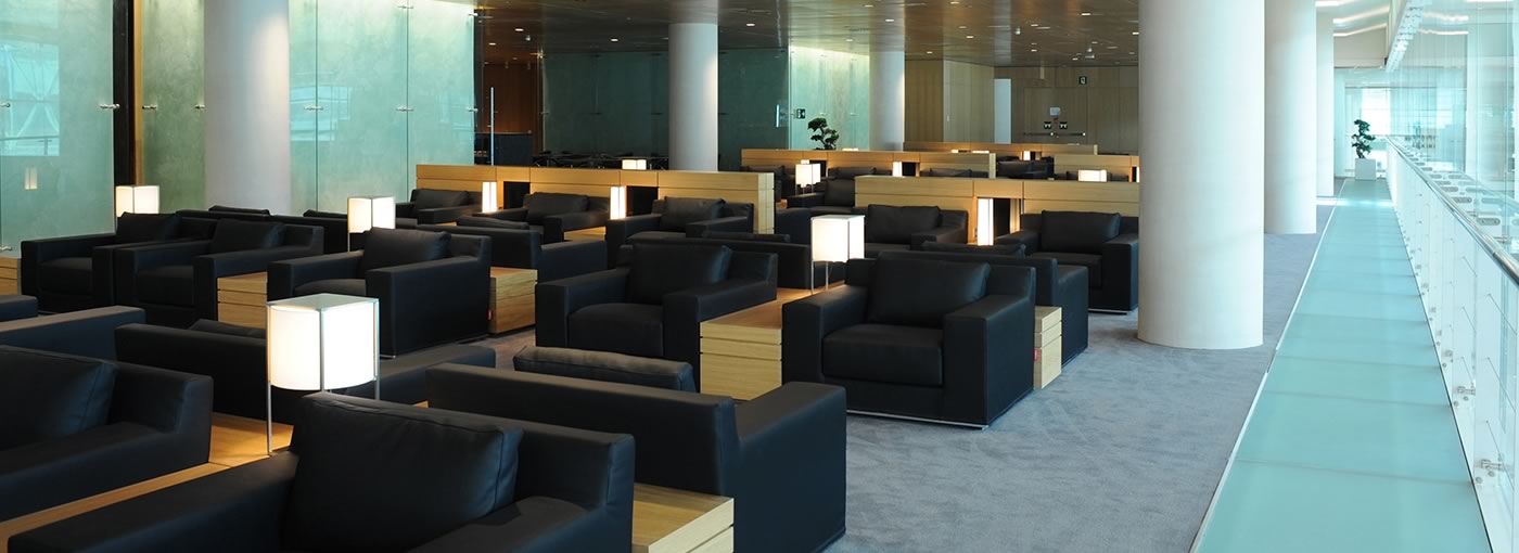 Premium Air Lounges. Sala VIP Miró, Aeropuerto de Barcelona-El Prat Terminal 1.